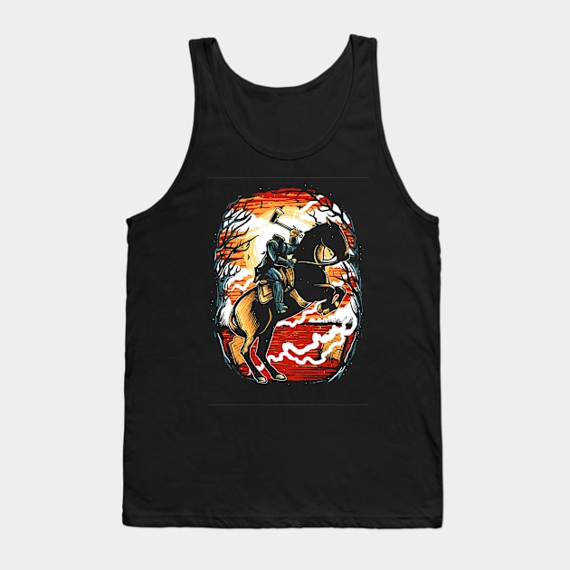 Headless Horseman Tank Top by Rebus28